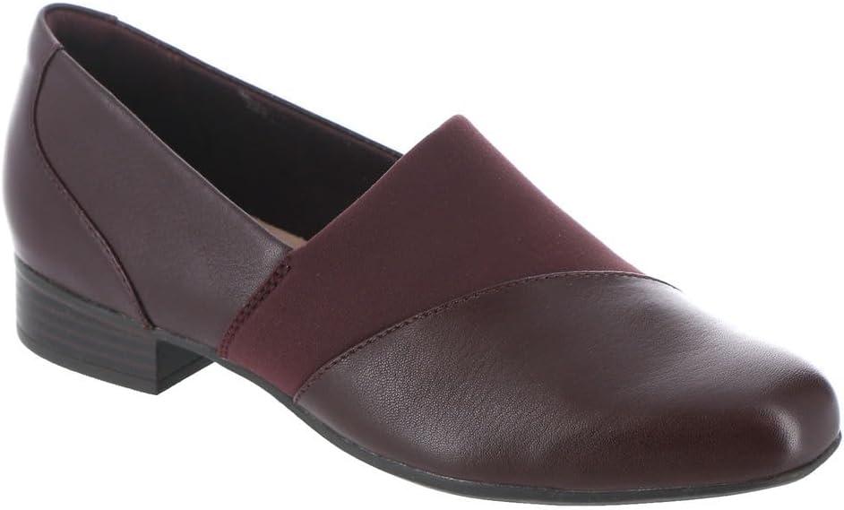 imageClarks Womens Juliet Gem LoafersBurgundy Leather