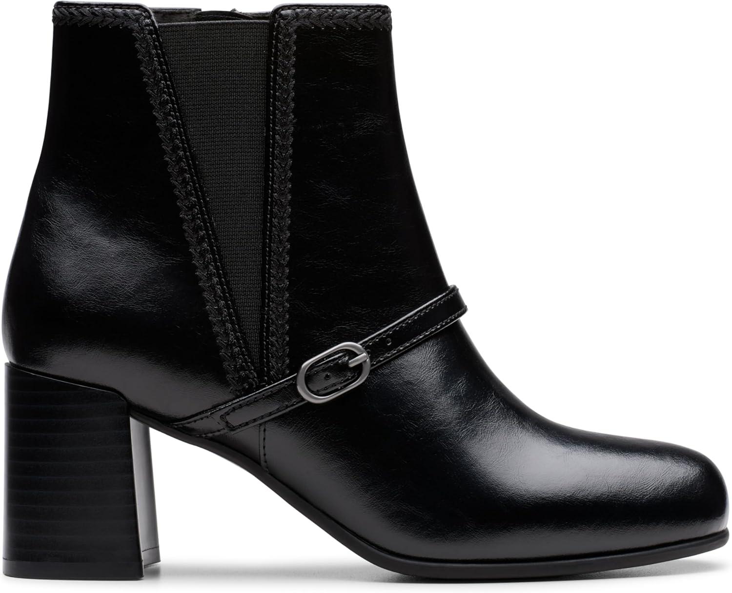 imageClarks Womens Keirsta Day Ankle BootBlack Leather