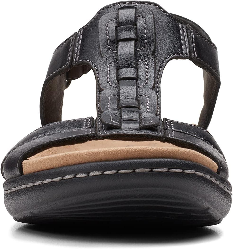 imageClarks Womens Laurieann Kay SandalsBlack Leather