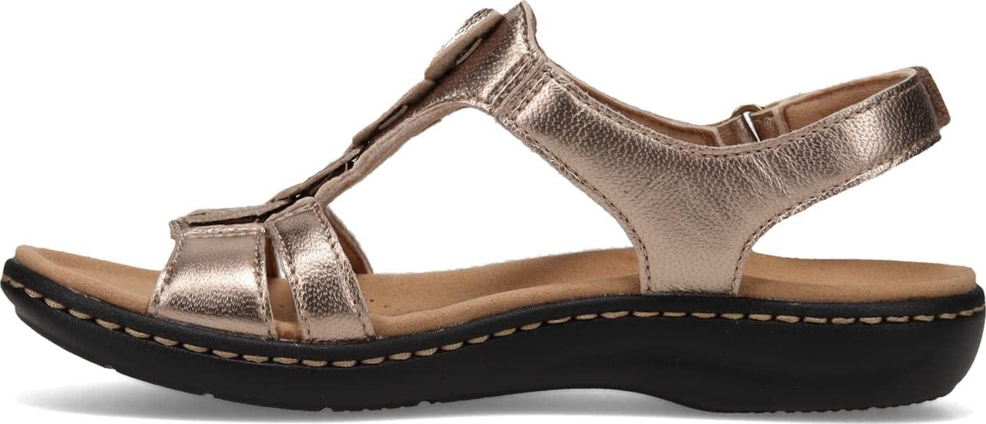 imageClarks Womens Laurieann Kay SandalsMetallic Leather