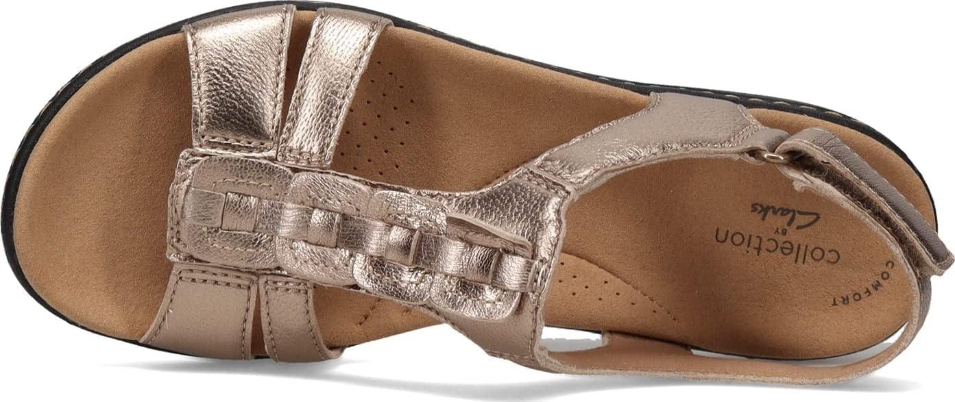 imageClarks Womens Laurieann Kay SandalsMetallic Leather