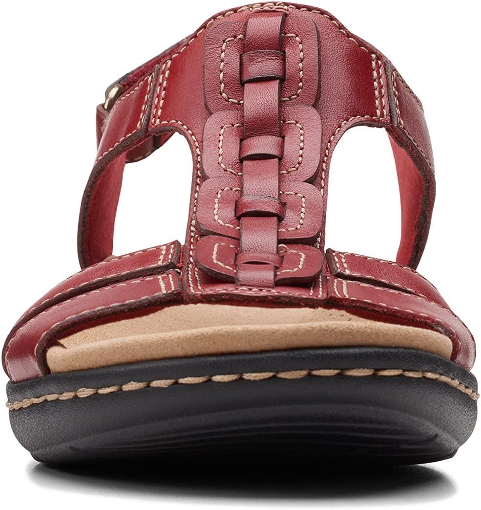 imageClarks Womens Laurieann Kay SandalsRed Leather