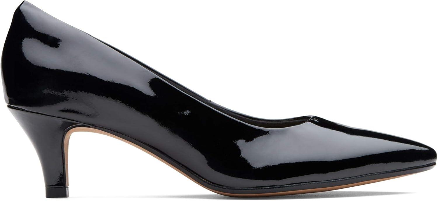 imageClarks Womens Linvale Jerica PumpBlack Pat Lea