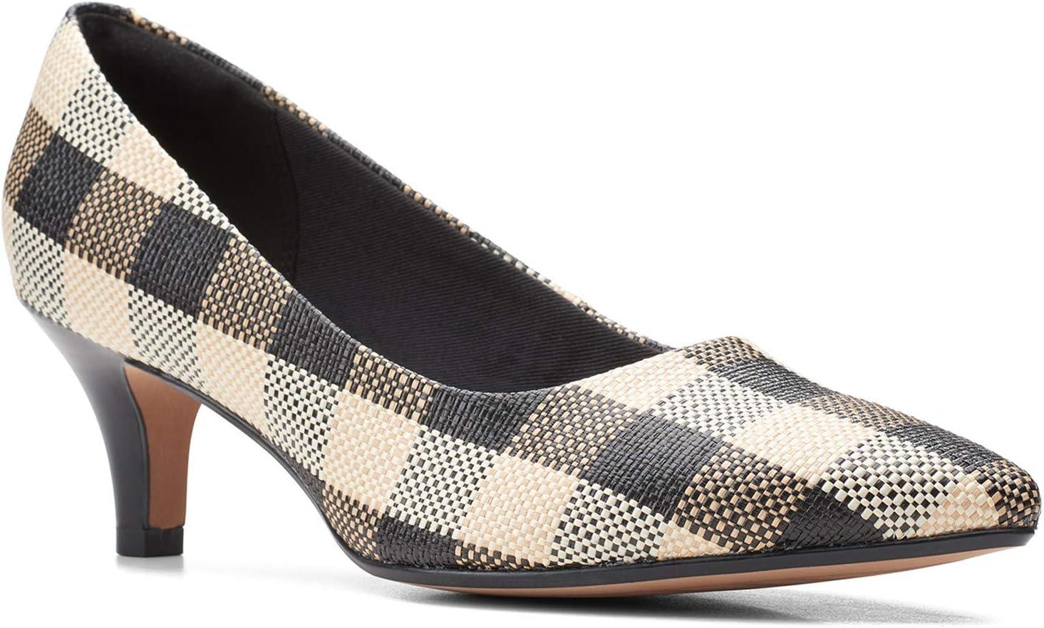 imageClarks Womens Linvale Jerica PumpBlack Plaid Synthetic