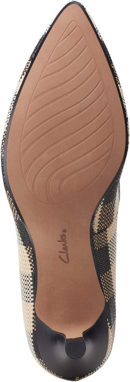 imageClarks Womens Linvale Jerica PumpBlack Plaid Synthetic