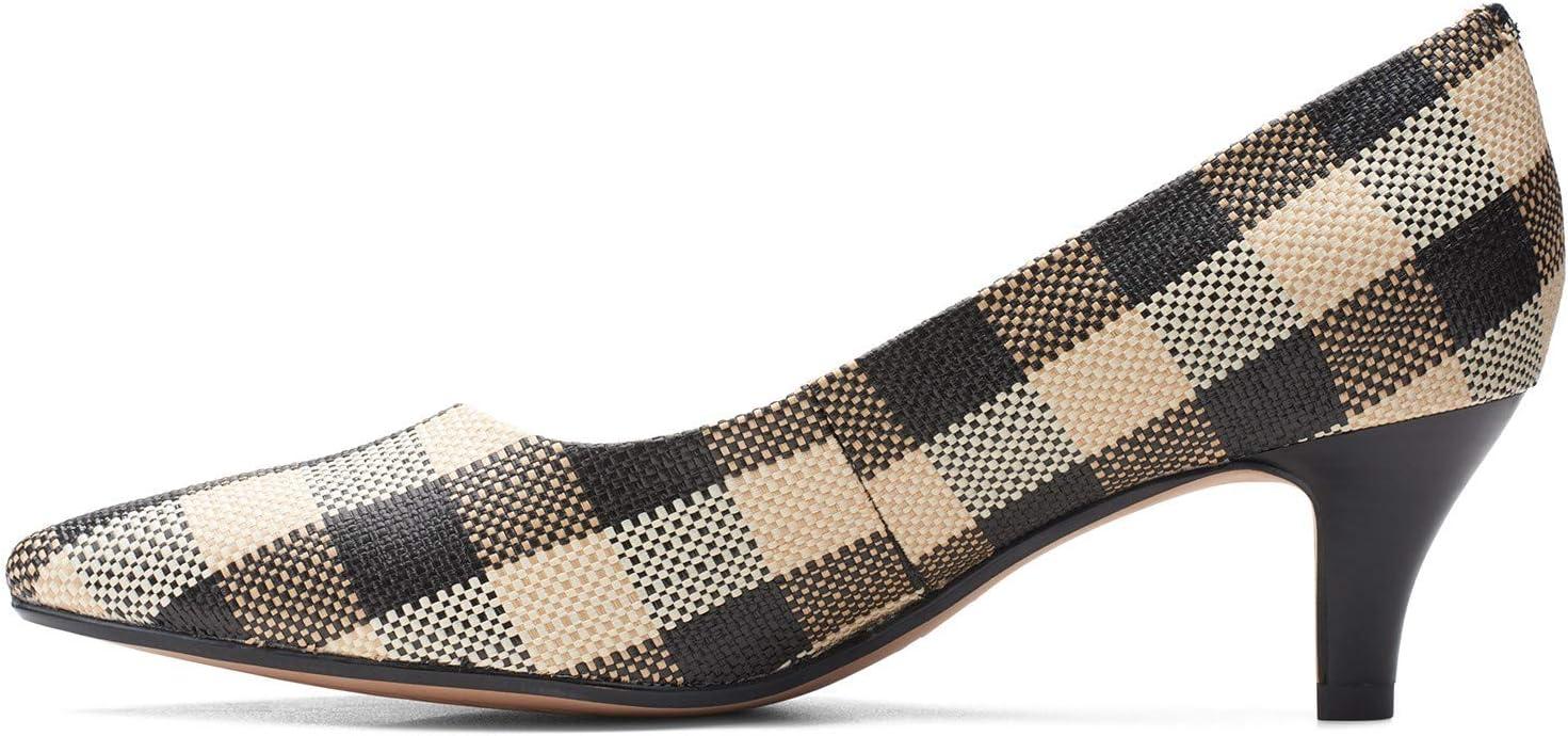 imageClarks Womens Linvale Jerica PumpBlack Plaid Synthetic