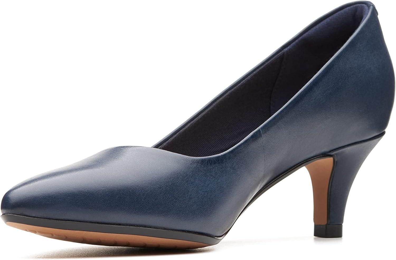 imageClarks Womens Linvale Jerica PumpNavy Leather
