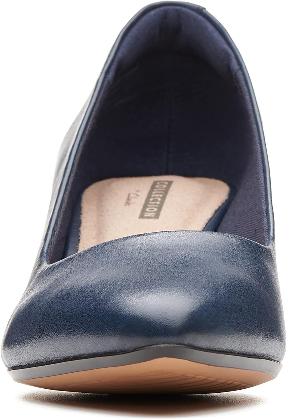 imageClarks Womens Linvale Jerica PumpNavy Leather