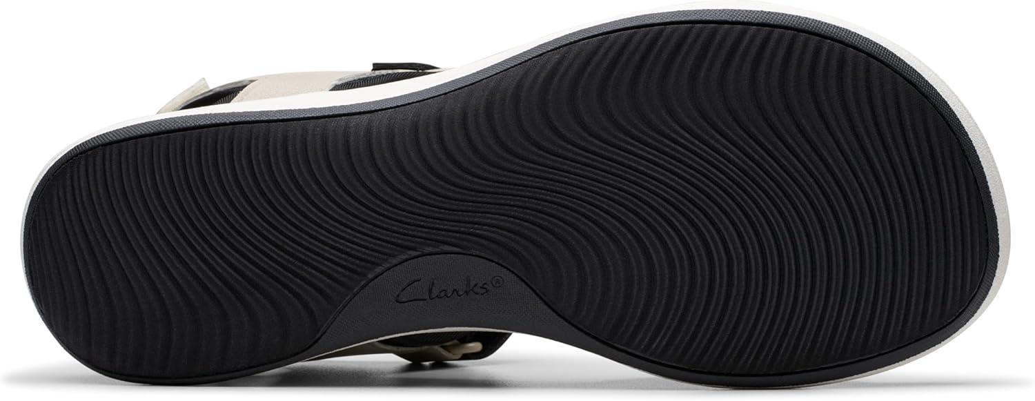 imageClarks Womens Mira Bay Flat SandalsFlint Textile