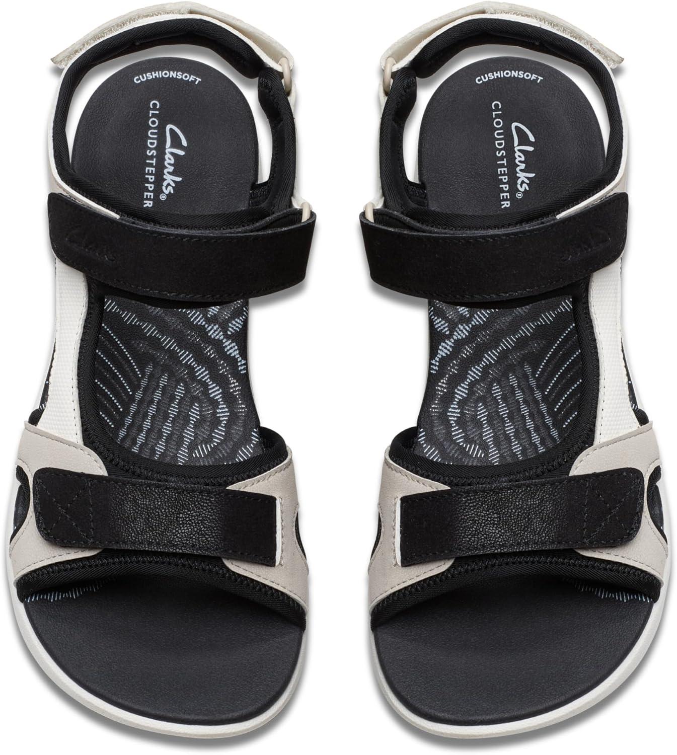 imageClarks Womens Mira Bay Flat SandalsFlint Textile