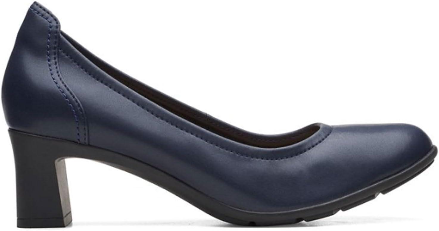 imageClarks Womens Neiley Pearl SandalsNavy Leath