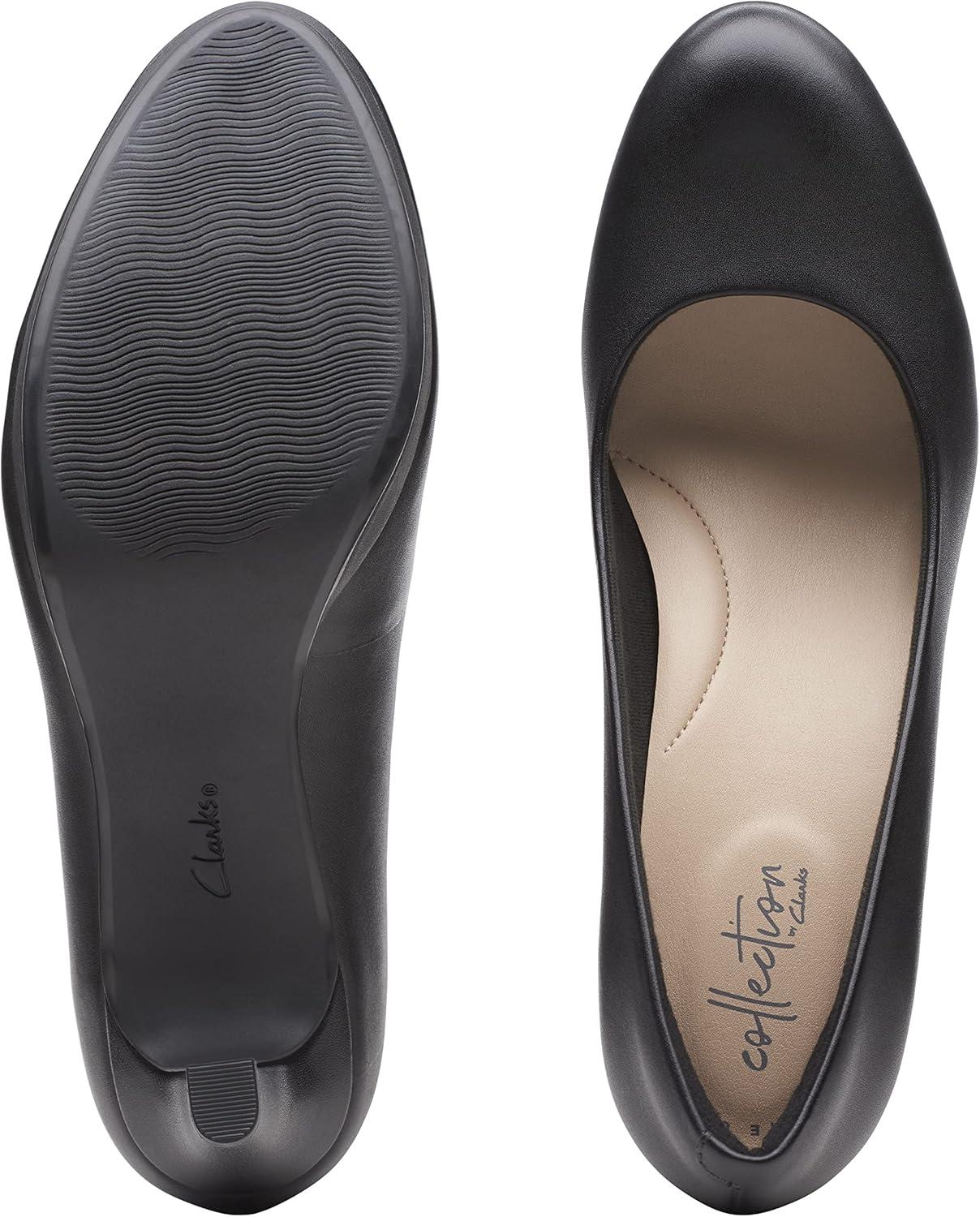 imageClarks Womens Platform SandalsBlack Leather