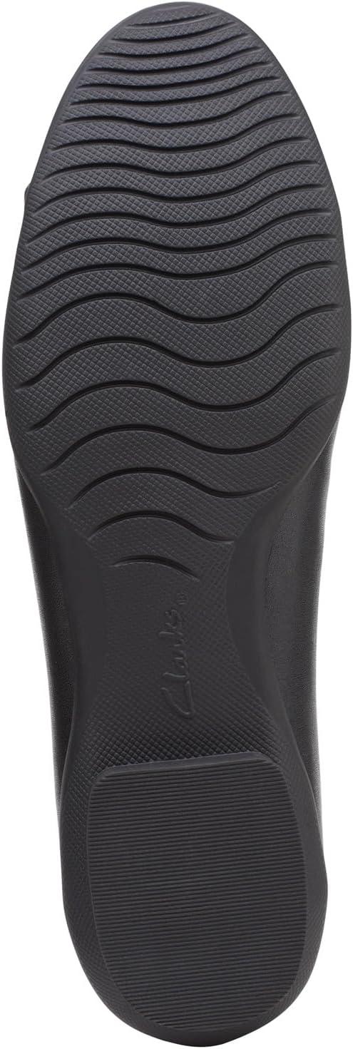 imageClarks Womens Sara Ballet FlatBlack Leather