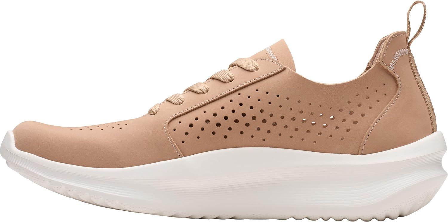 imageClarks Womens Solevana Style CloudSteppers SneakerSand Nubuck