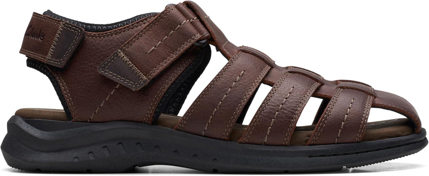 imageClarks mens Walkford FishBrown Tumb