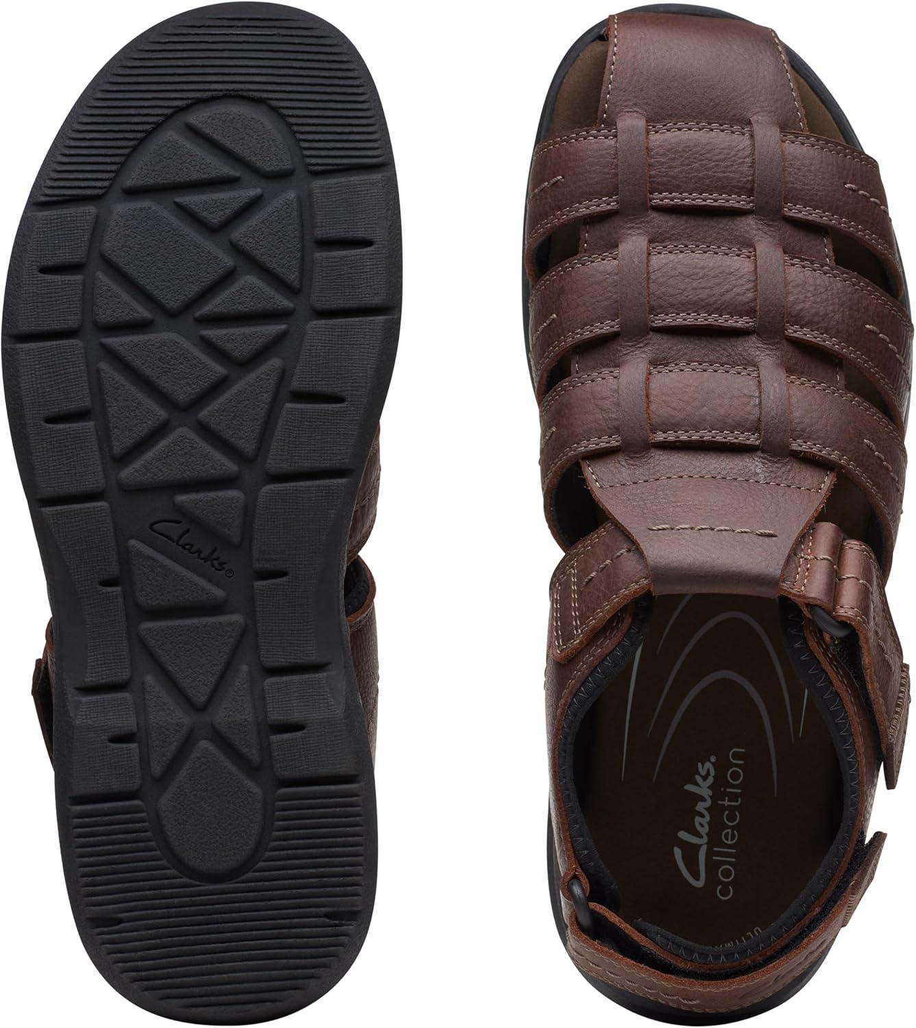 imageClarks mens Walkford FishBrown Tumb