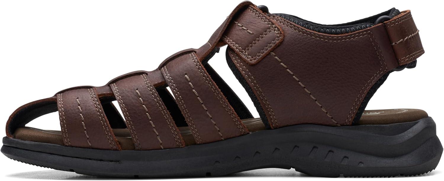 imageClarks mens Walkford FishBrown Tumb