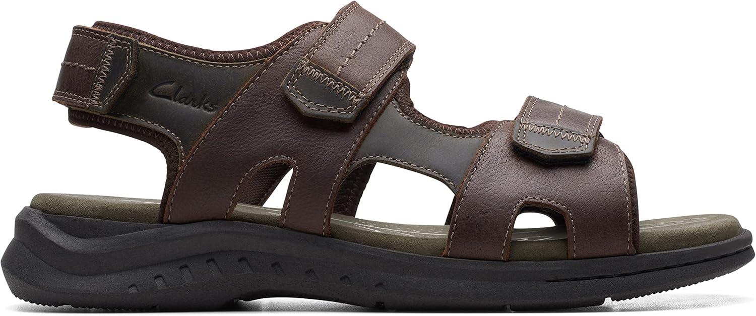imageClarks mens Walkford WalkDark Brown Leather