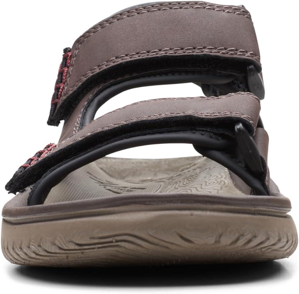 imageClarks mens Wesley BayFlat SandalBrown Synthetic