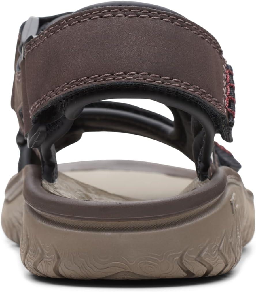 imageClarks mens Wesley BayFlat SandalBrown Synthetic