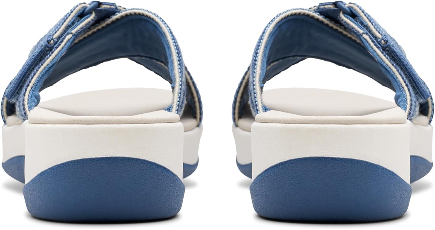imageClarks womens Arla WaveSlide SandalBlue Combi