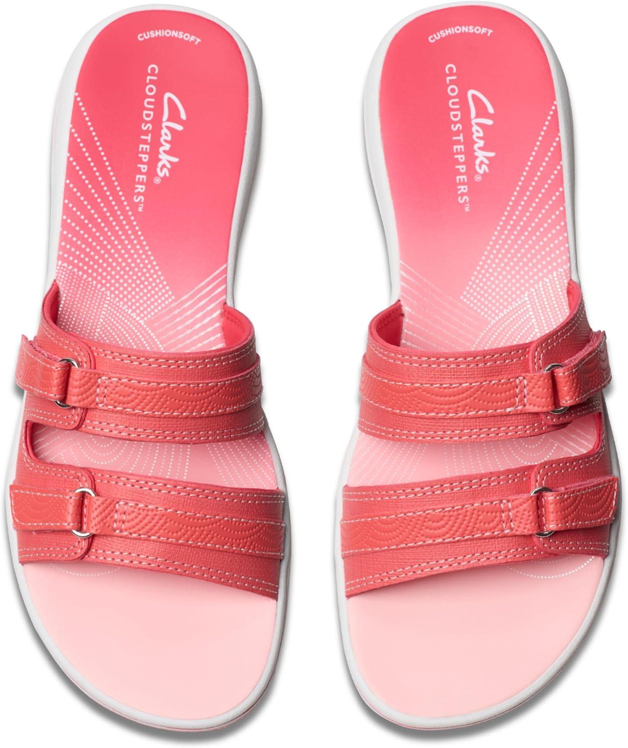 imageClarks womens Breeze PiperSlide SandalBrt Coral