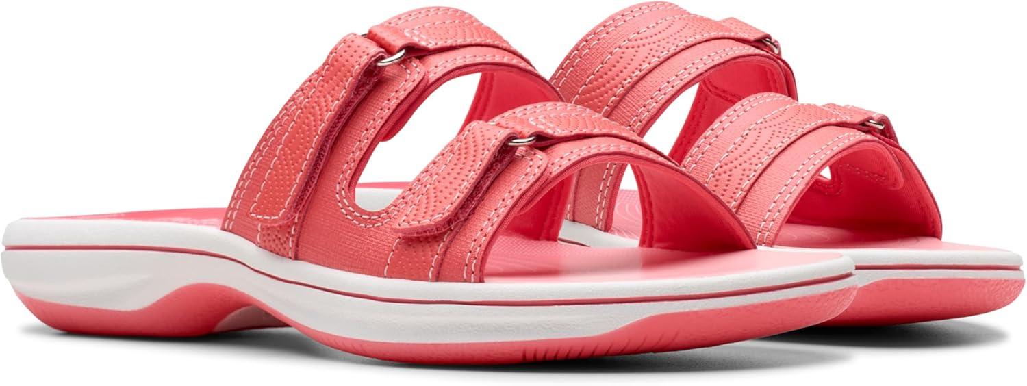 imageClarks womens Breeze PiperSlide SandalBrt Coral
