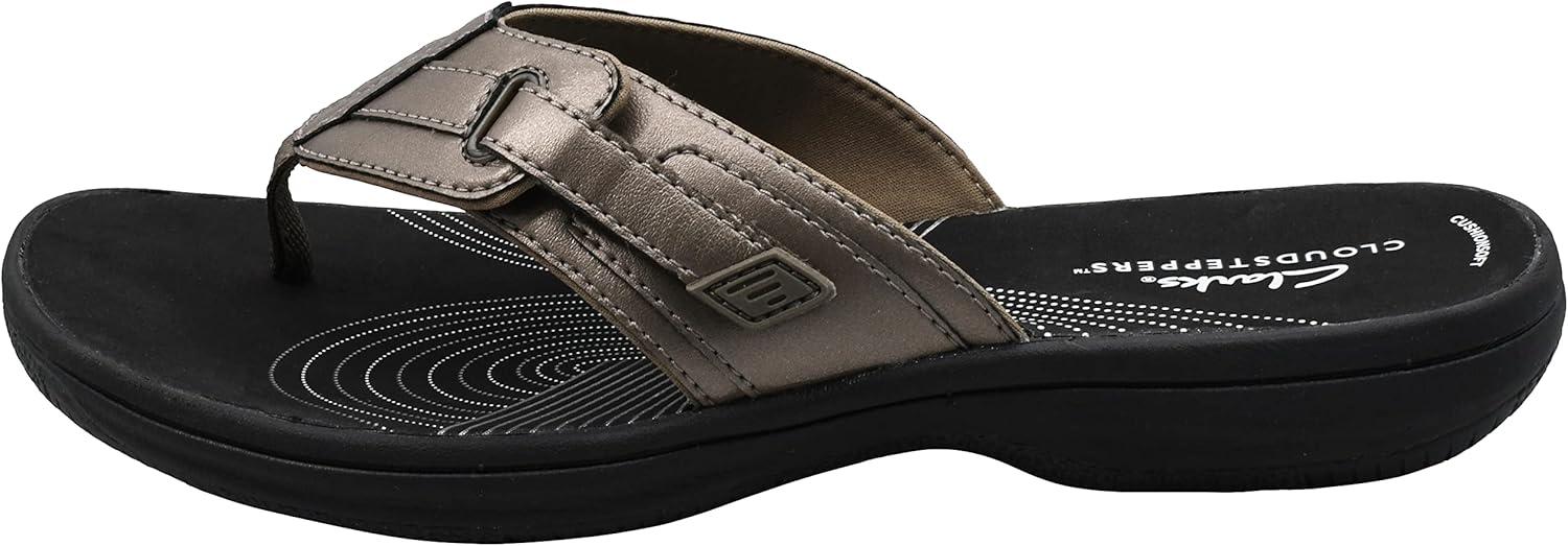 imageClarks womens Brinkley JazzPewterBlack