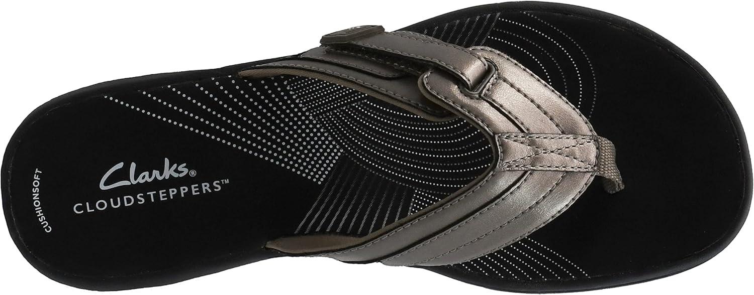 imageClarks womens Brinkley JazzPewterBlack