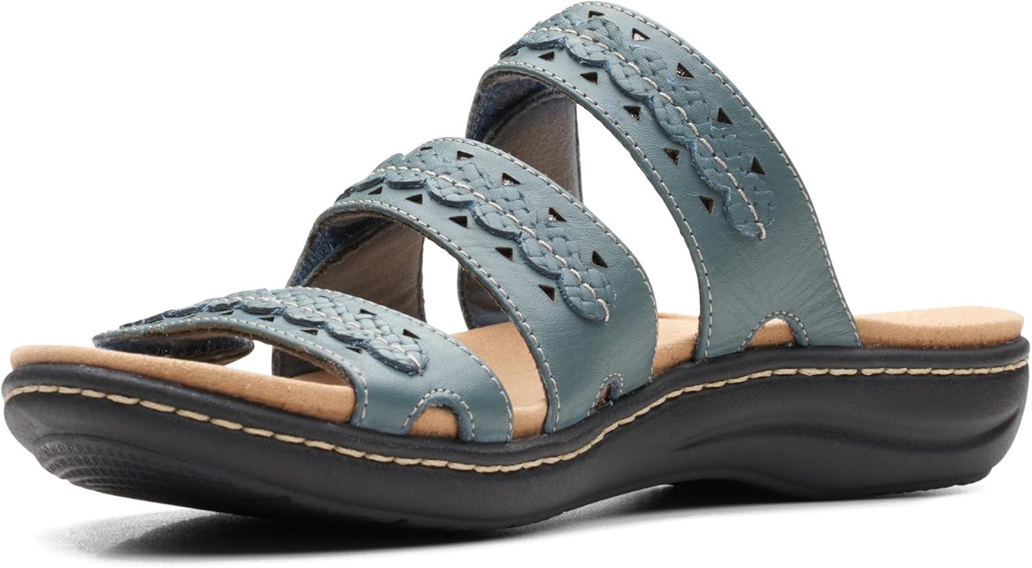 imageClarks womens Laurieann CoveBlue Grey Leather