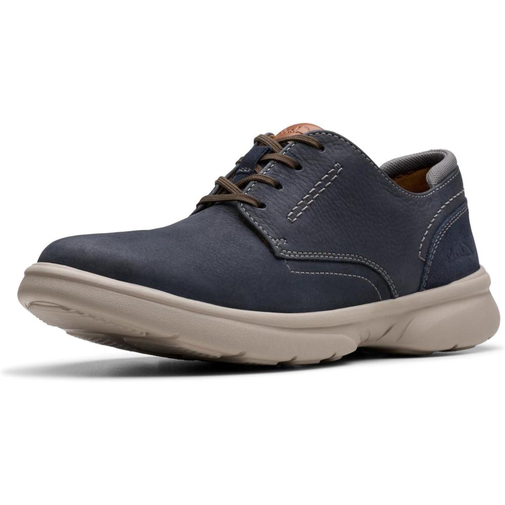 imageClarks Mens Bradley Plain OxfordNavy Nubuck