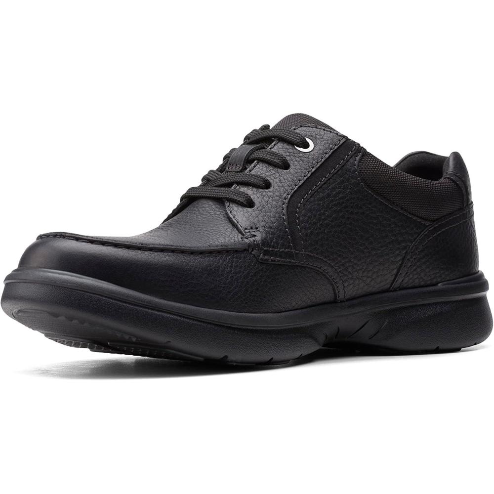 imageClarks Mens Bradley Vibe OxfordsBlack Tumbled Leather