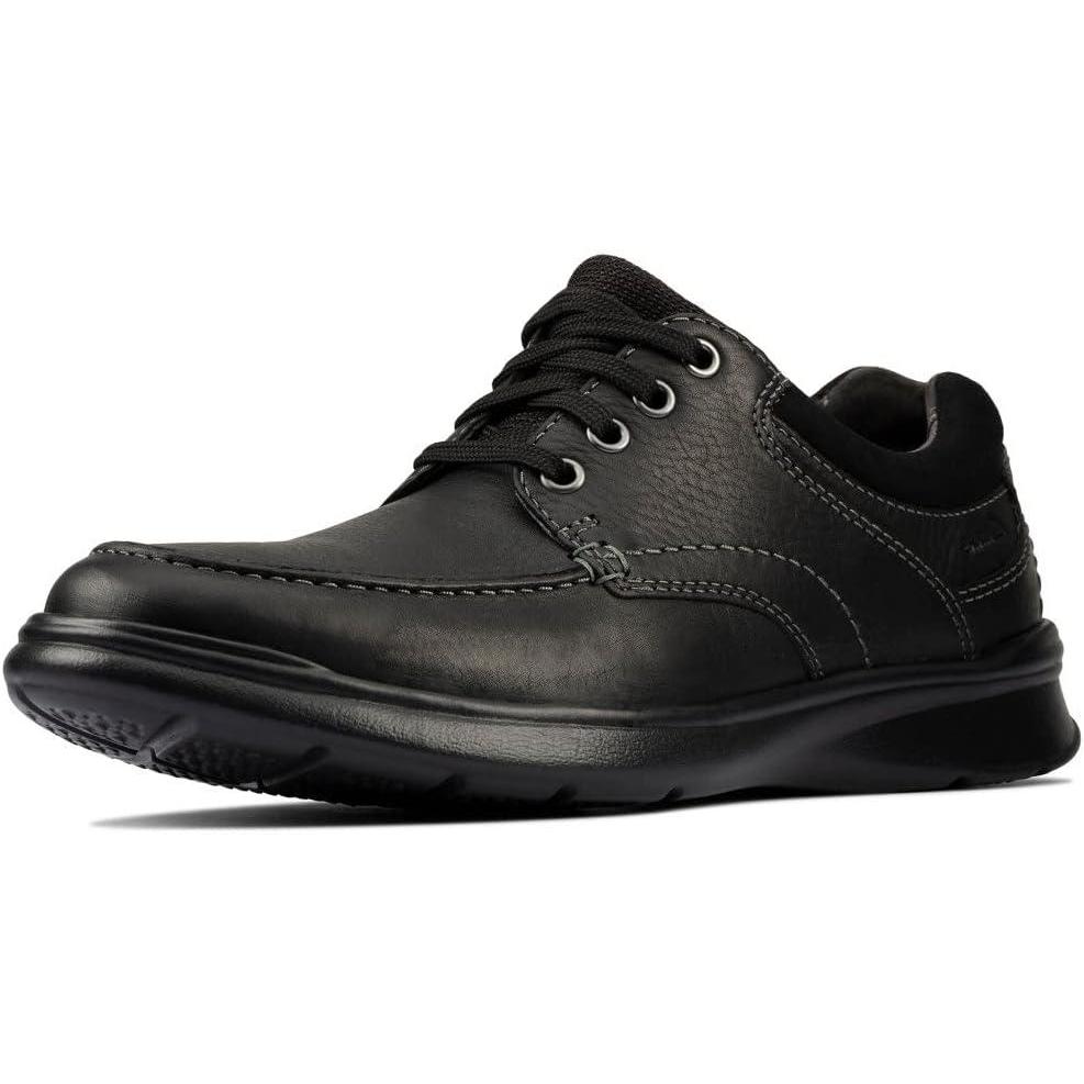 imageClarks Mens Cotrell Edge Oxford ShoesBlack Black Oily Lea