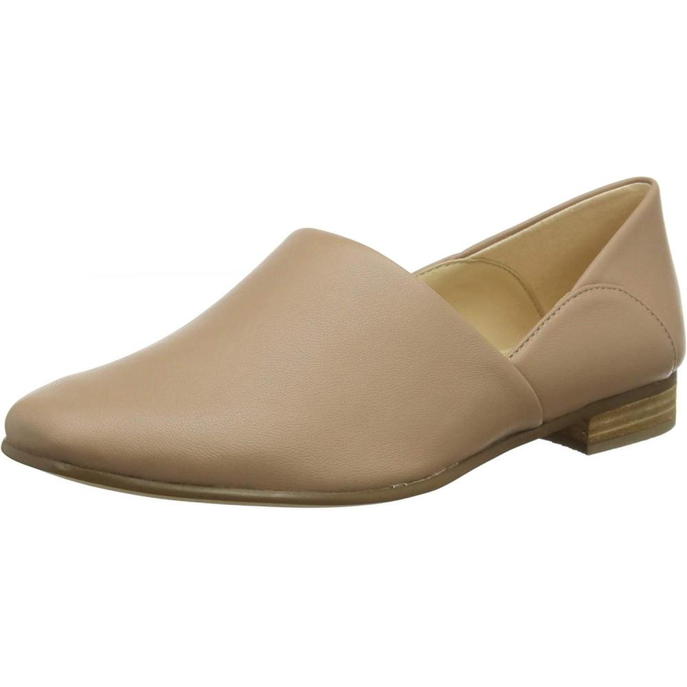 imageClarks Mens Cotrell Free LoaferBeige Nude Leather Nude Leather