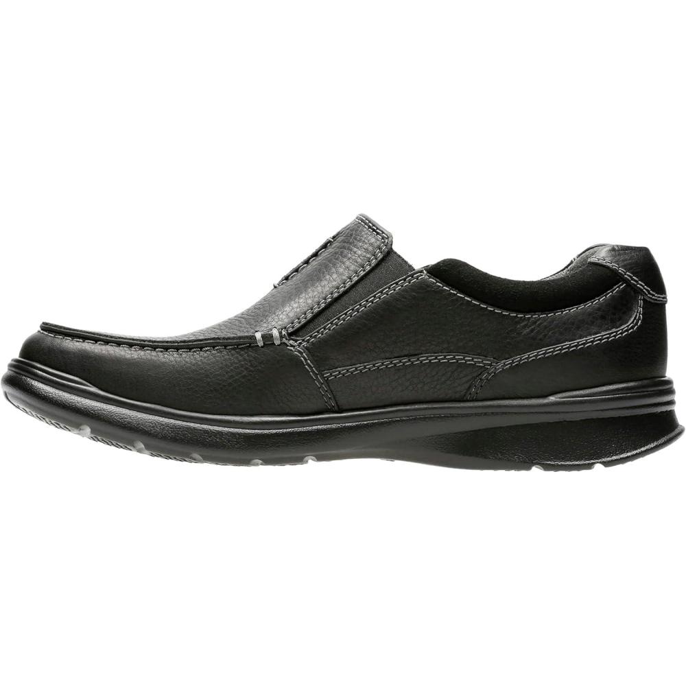 imageClarks Mens Cotrell Free LoaferBlack Oily Lea 001
