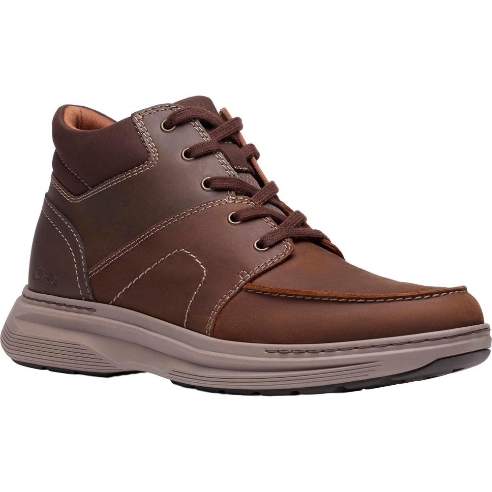 imageClarks Mens Craftwell Mid Ankle BootBeeswax Leather