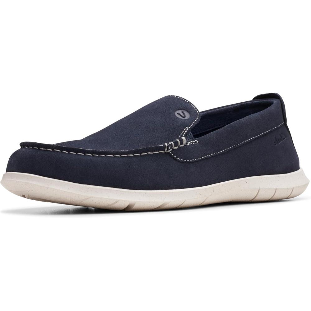 imageClarks Mens Flexway StepNavy Suede
