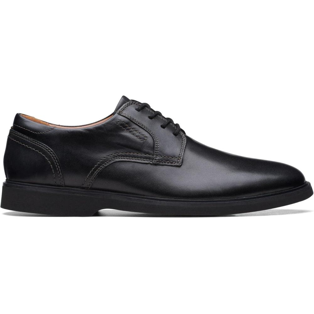 imageClarks Mens Malwood Lace OxfordBlack Black Leather