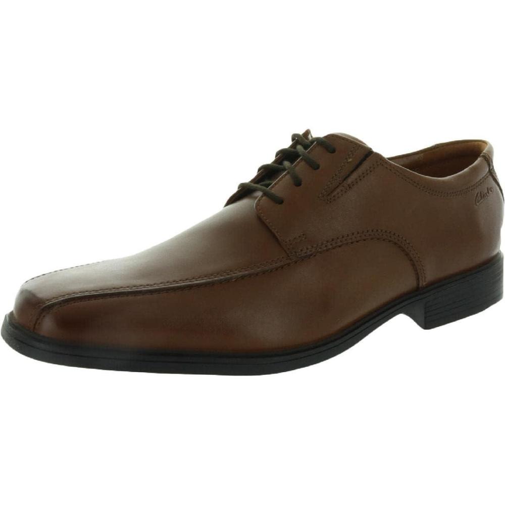 imageClarks Mens Tilden Walk OxfordDark Tan Leather