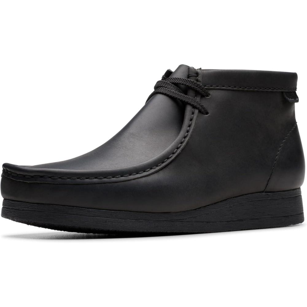 imageClarks Mens Wallaston Boot OxfordBlack Leather