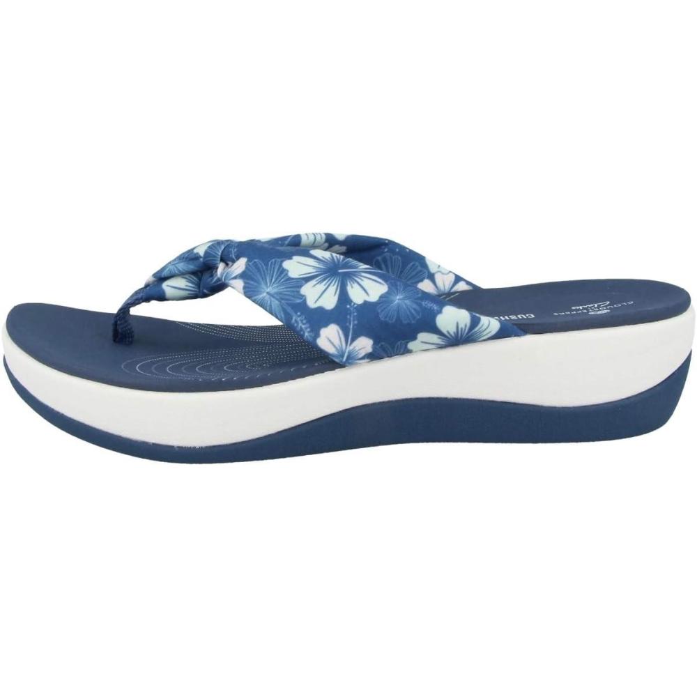 imageClarks Womens Arla Glison Flip FlopBlue Textile W Multi Flowers