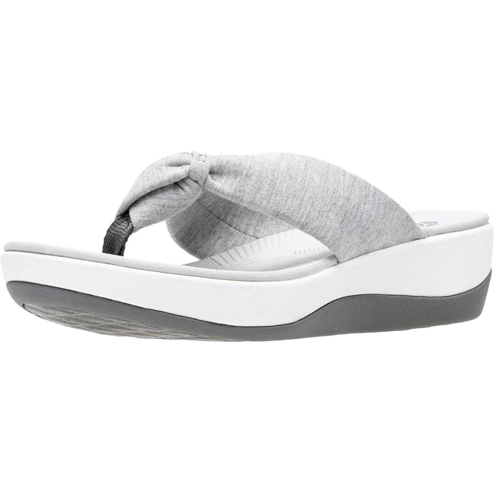 imageClarks Womens Arla Glison Flip FlopGrey Fabric