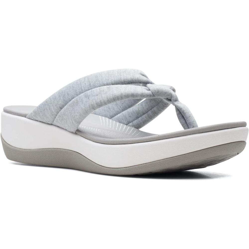 imageClarks Womens Arla Glison Flip FlopGrey Textile