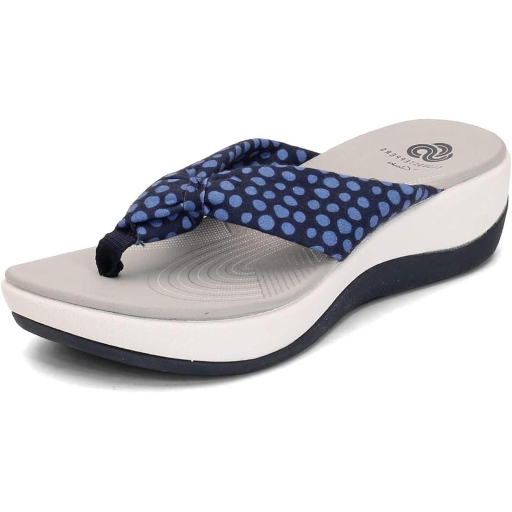 imageClarks Womens Arla Glison Flip FlopNavyMulti