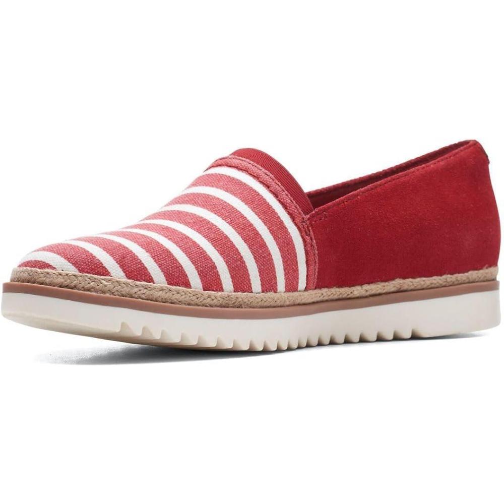 imageClarks Womens Ashland Bubble LoafersRed