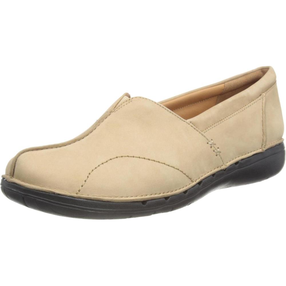 imageClarks Womens Ashland Bubble Slip On LoafersNougat
