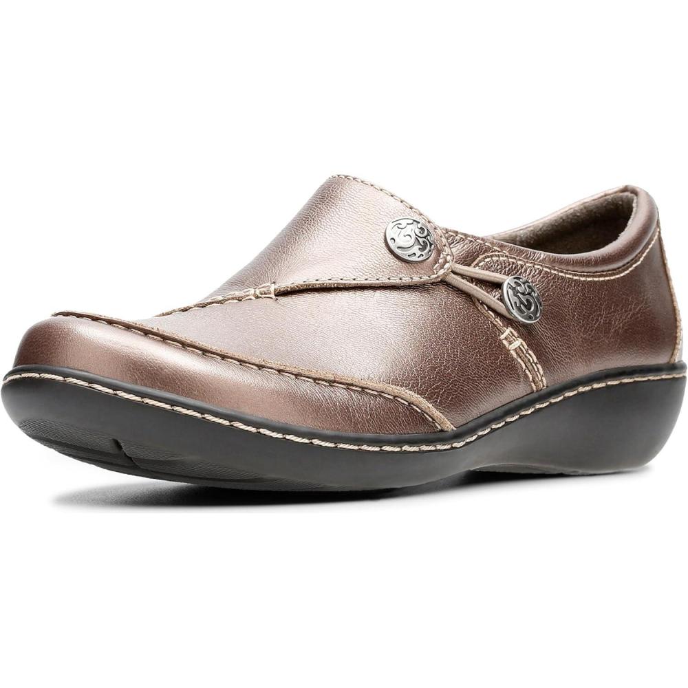 imageClarks Womens Ashland Lane Q LoafersPewter