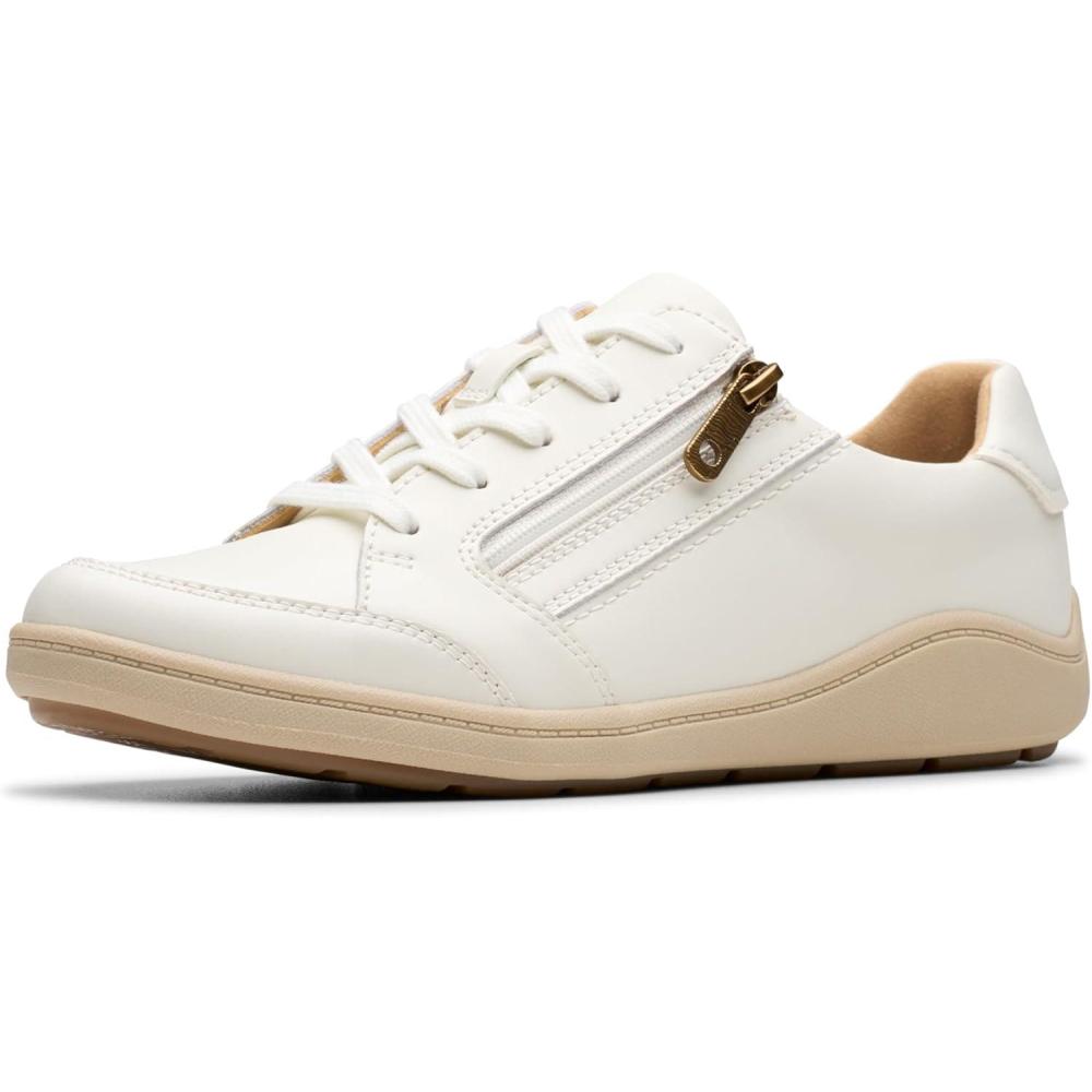 imageClarks Womens Bryianne Bayla SneakerOffwhite