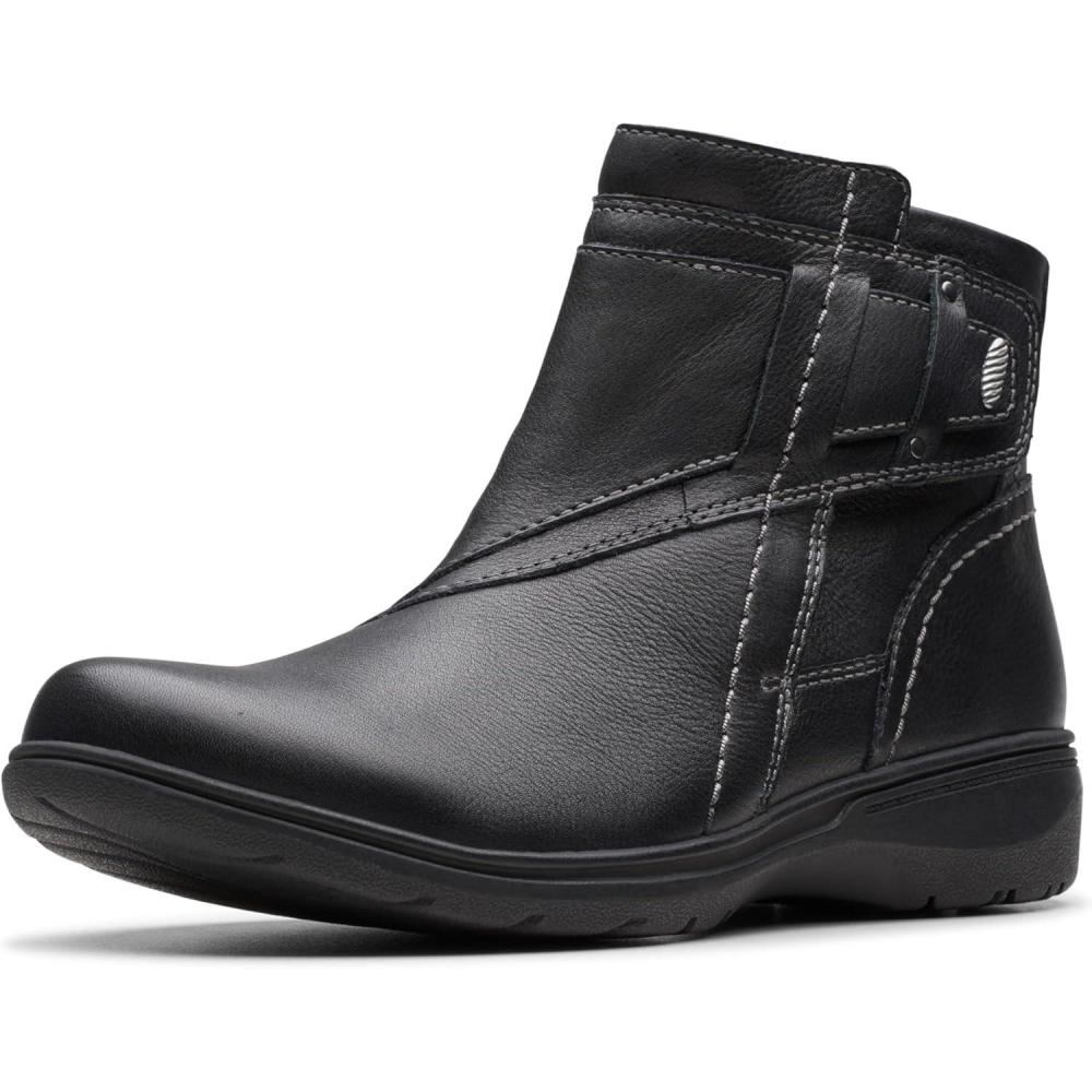 imageClarks Womens Carleigh Style BootsBlack Leather