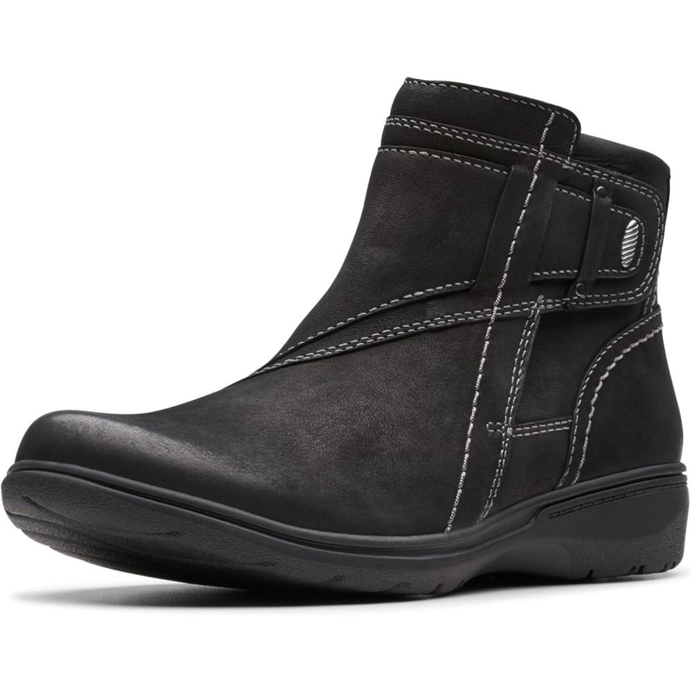 imageClarks Womens Carleigh Style BootsBlack Nubuck